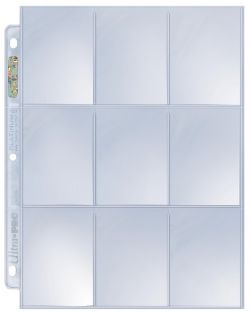 PAGE DE PLASTIQUE POUR CARTES